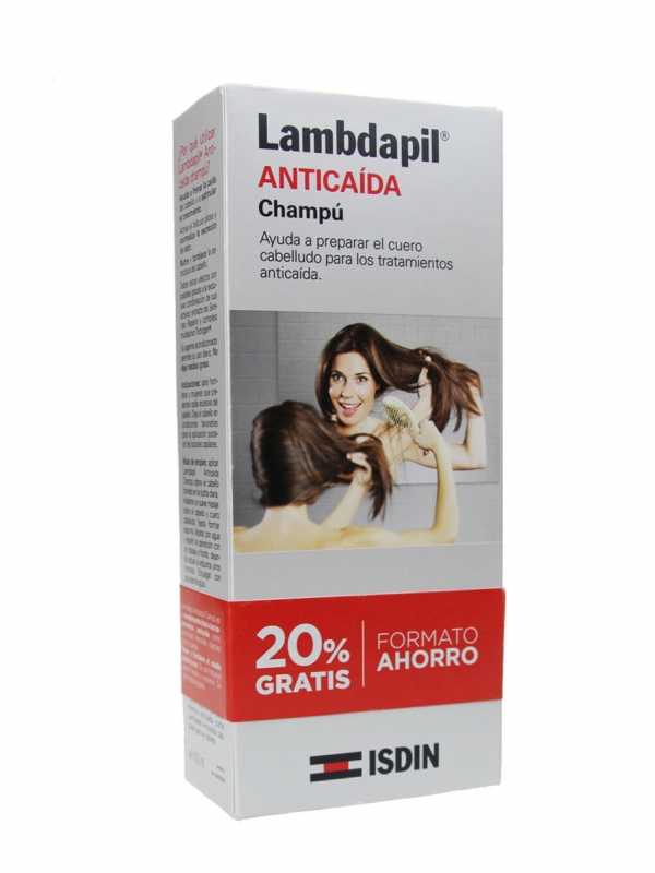 Isdin lambdapil anticaída champú 400 ml