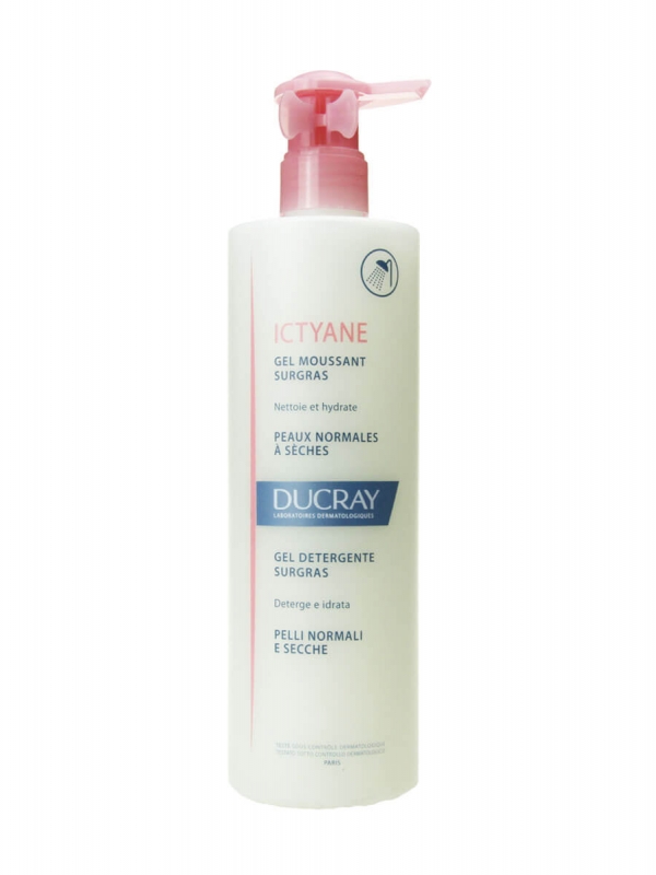 Ducray ictyane gel limpiador sobregraso 400 ml