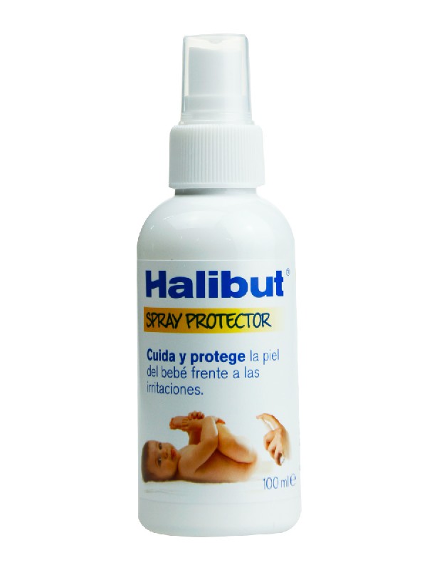 Crema para el cambio de pañal en spray de halibut 100ml