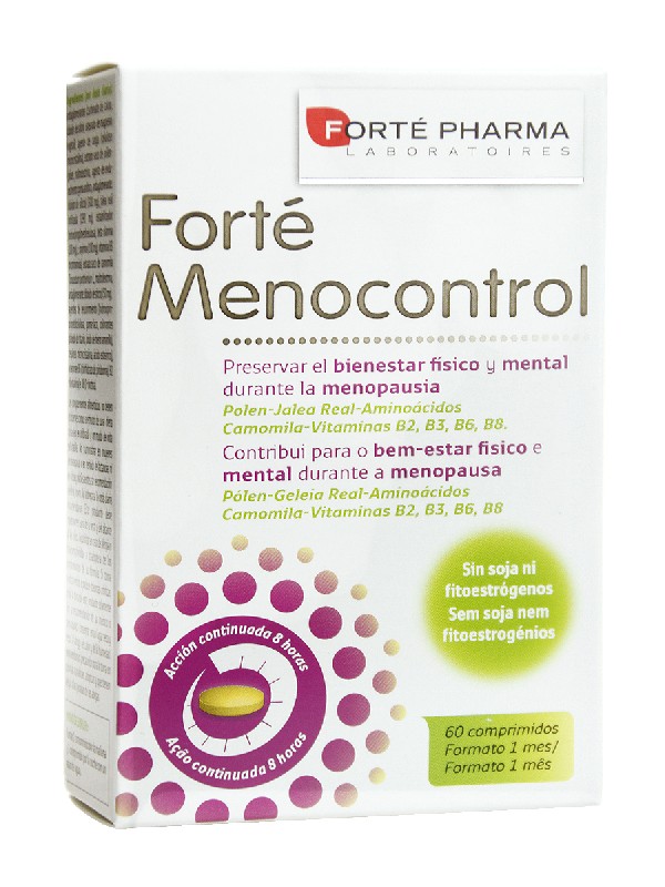 Menocontrol forte de forte pharma 60 comprimidos