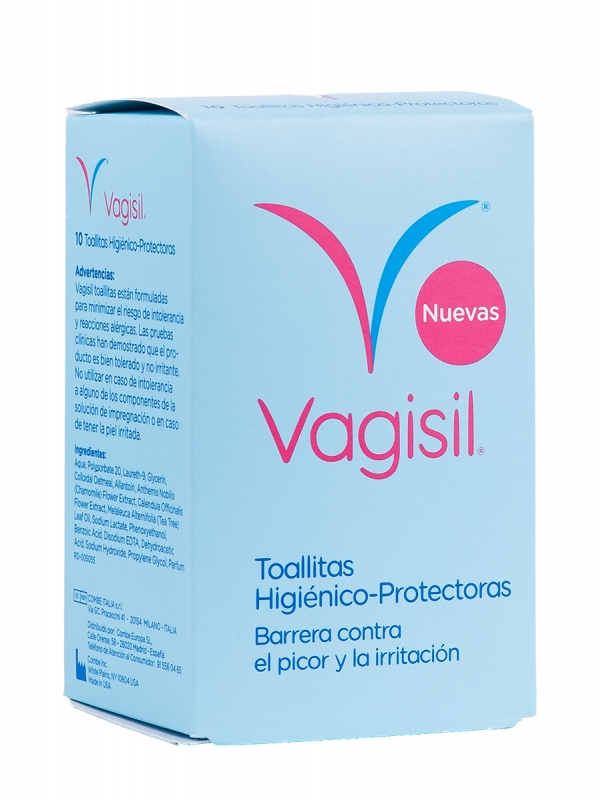 Vaginesil toallitas 10 unid
