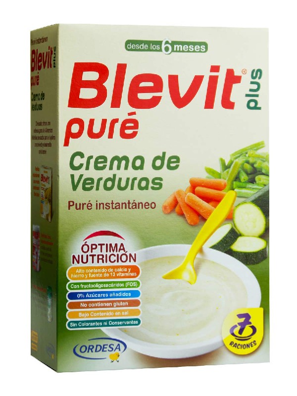 Blevit plus pure crema verd 280 gr