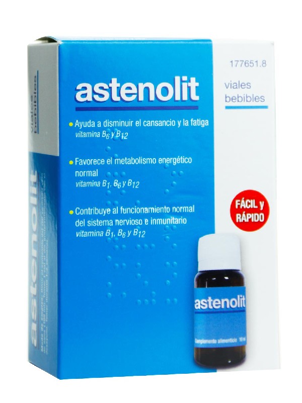 Astenolit 12 viales bebibles