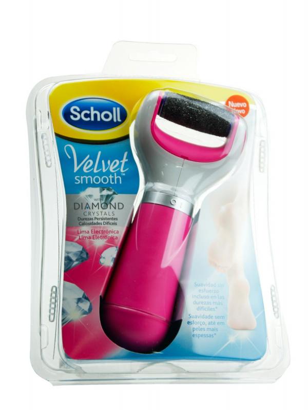 Dr scholl velvet smooth lima electrónica para pies color rosa