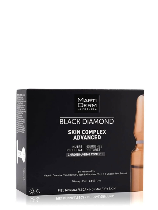 Martiderm black diamond skin complex 10 ampollas 2ml