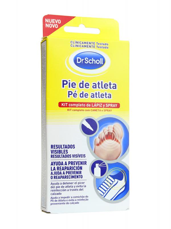 Lápiz y spray para el pie de atleta del dr scholl. Comprar a precio en