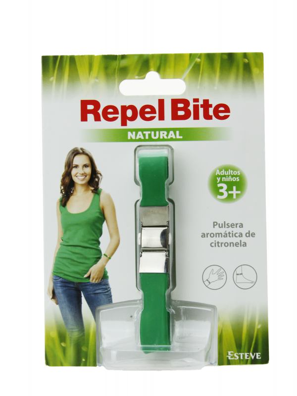 Repel bite natural pulsera con citronela y resistente al agua