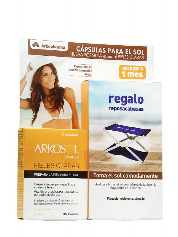 Arkosol ® advance pieles claras 30 cápsulas.