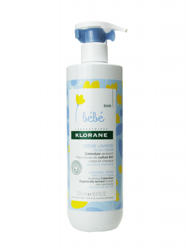 Klorane crema limpiadora nutritiva cold cream 500 ml