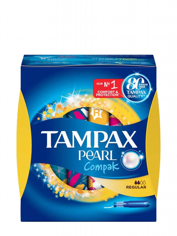 Tampax compak pearl regular 16 unidades