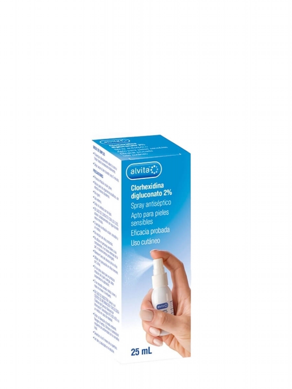 Alvita spray antiséptico con clorhexidina 25ml