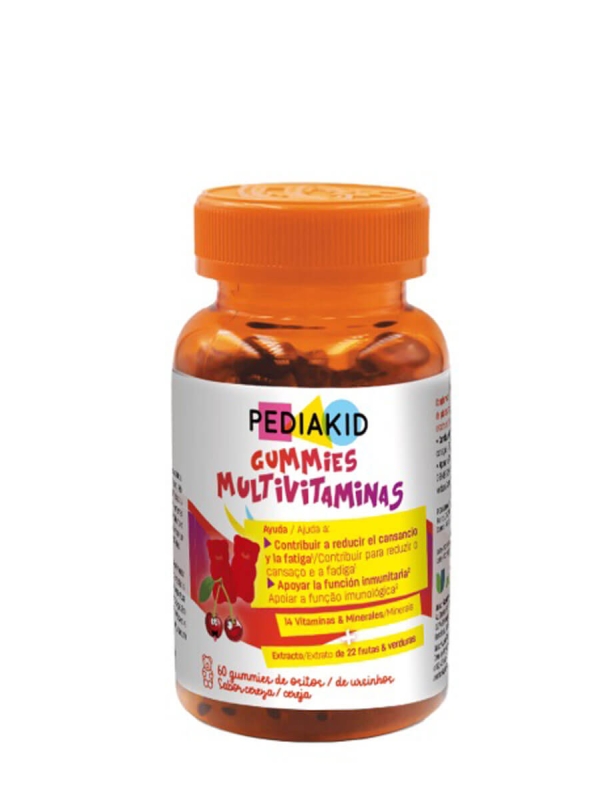 Pediakid multivitaminas sabor cereza 60 gominolas