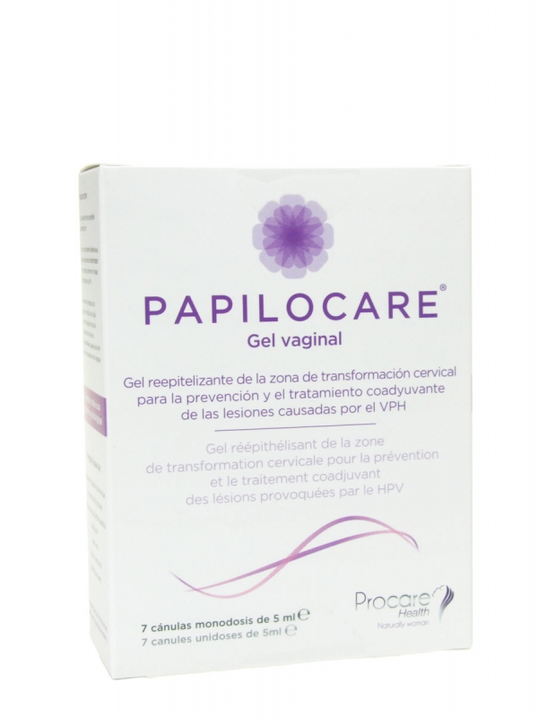Papilocare gel vaginal 7 cánulas en monodosis de 5 ml