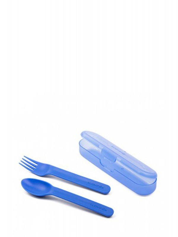 Suavinex estuche cubiertos plástico niño
