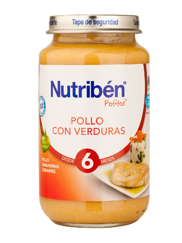 Nutriben pollo con verduras 250 gr