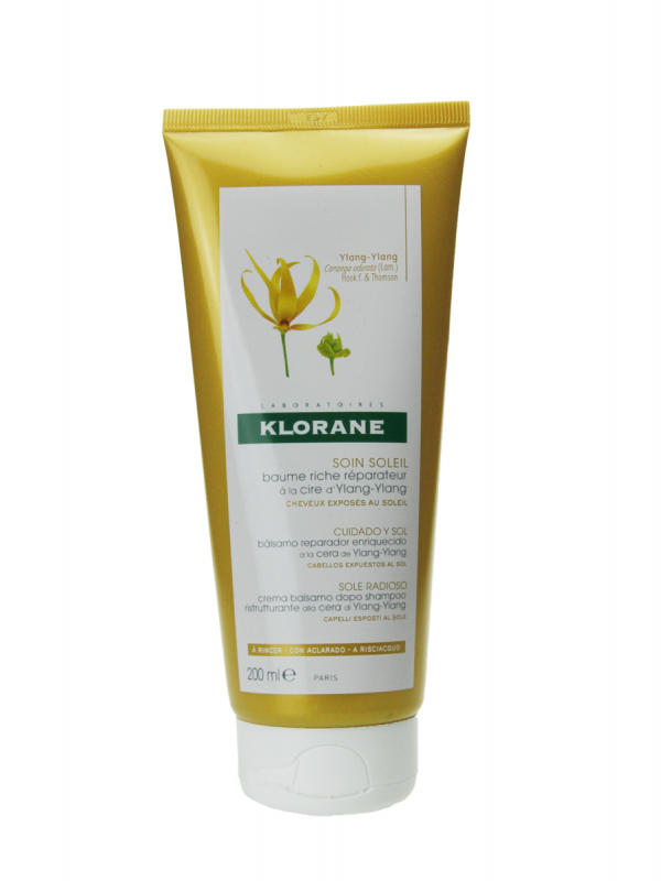 Klorane bálsamo reparador enriquecido con cera de ylang ylang de 200ml