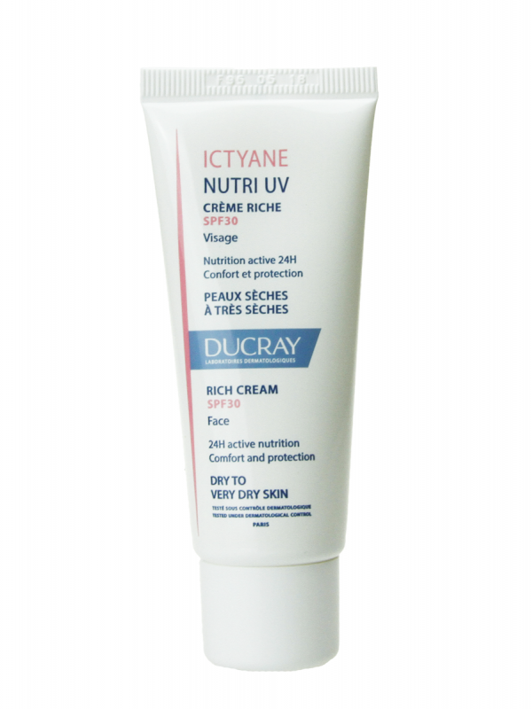 Ducray ictyane nutri uv crema richa spf 30 40ml