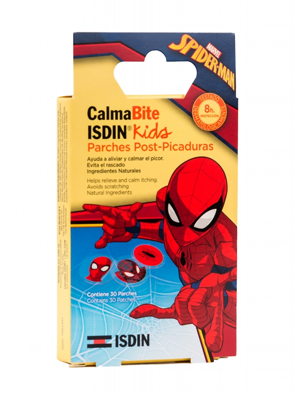 Isdin calmabite parches post picadura de mosquitos spiderman 30 unidades.
