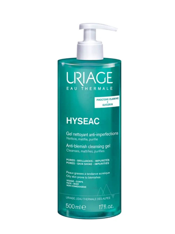 Uriage hyseac gel limpiador antiimperfecciones 500ml