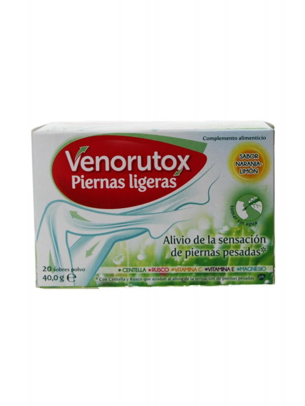 Venorutox piernas ligeras 20 sobres