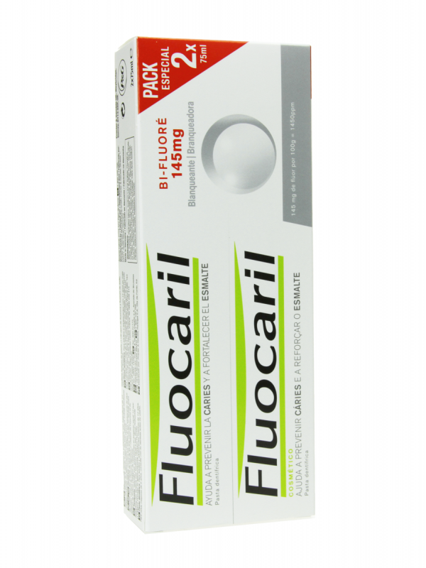 Fluocaril bi fluoré blanqueante duplo 2x75 ml