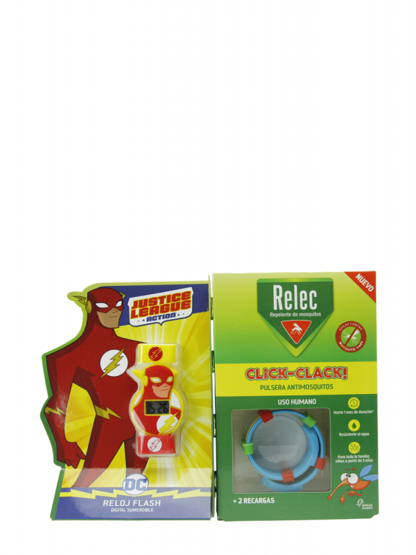 Relec pulsera-reloj flash antimosquitos