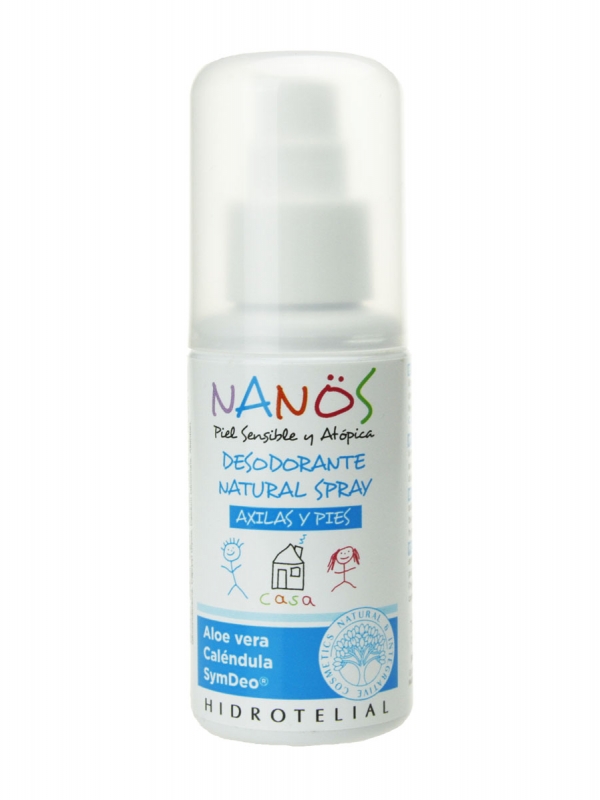 Nanos desodorante natural niños spray axilas y pies 75 ml