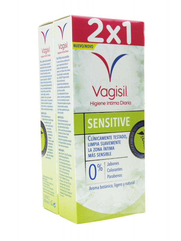 Pack vaginesil sensitive 250 ml 2x1