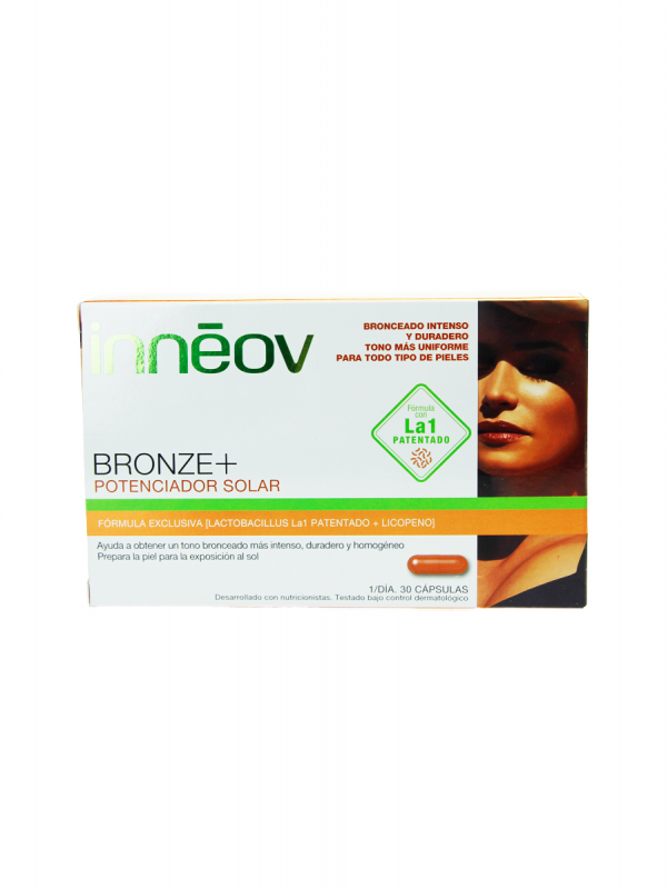 Inneov bronze + potenciador solar 30 cápsulas