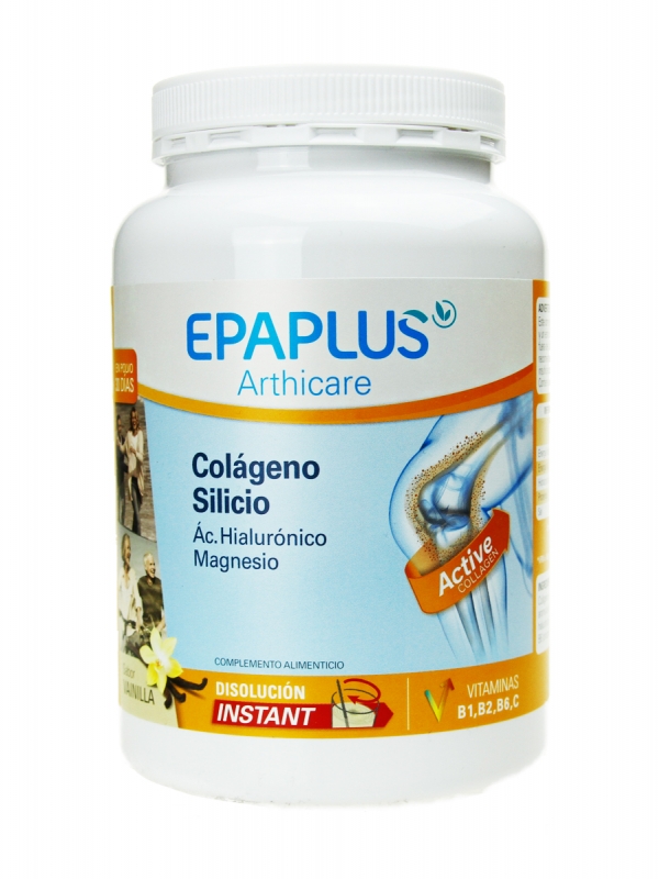 Epaplus arthicare colágeno + ácido hialurónico + silicio sabor vainilla  326 gr