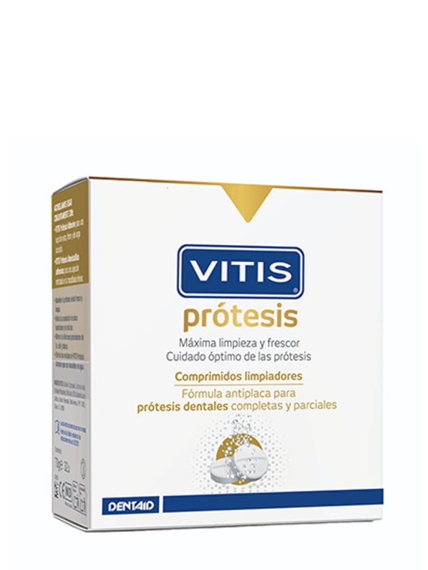 Vitis prótesis comprimidos limpiadores 72 unidades