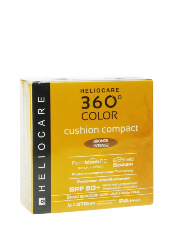 Heliocare 360º cushion compact bronze intense spf 50+ 15 gr