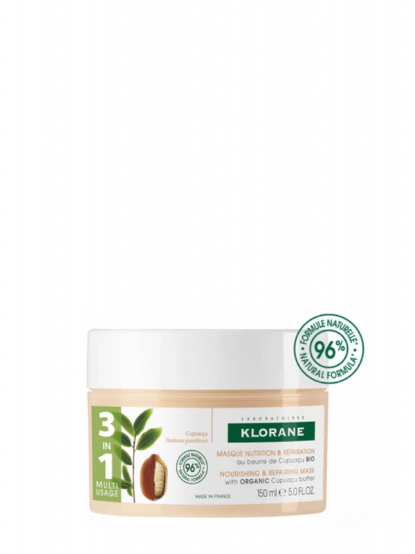 Klorane mascarilla 3 en 1 manteca cupuaçu bio 150 ml