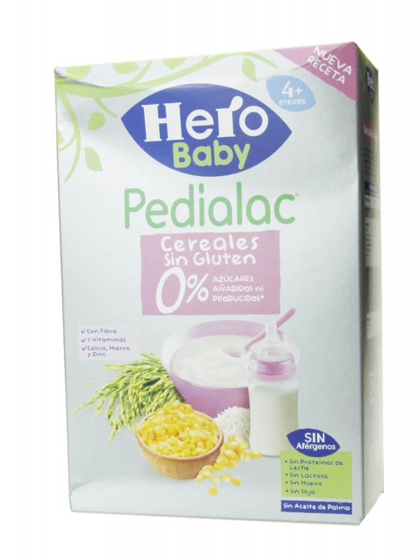 Hero baby pedialac cereales sin gluten 340 g
