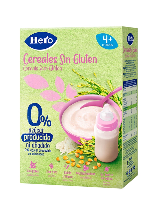 Hero baby cereales sin gluten 340 gr