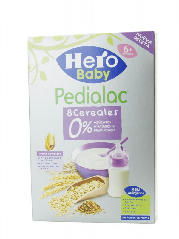 Hero baby pedialac papilla 8 cereales 340 gr