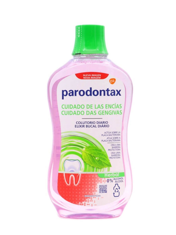 Parodontax cuidado de las encías colutorio sabor herbal 500 ml