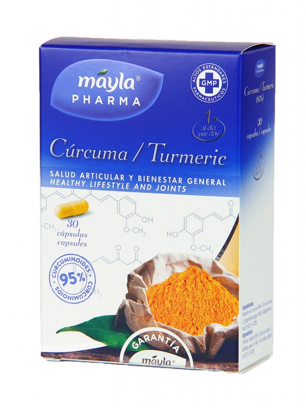 Mayla pharma cúrcuma 30 comprimidos