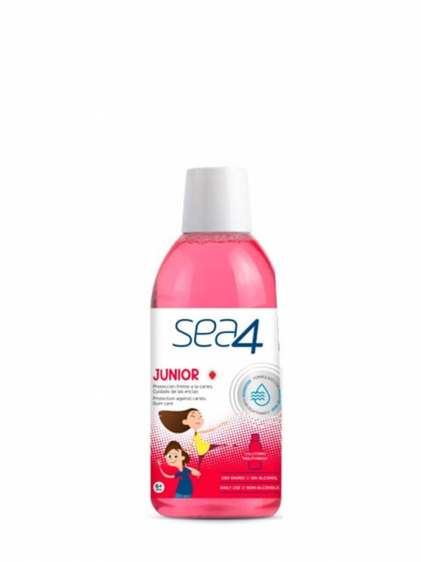 Sea4 junior colutorio sabor fresa 500 ml