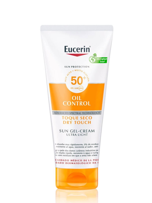 Eucerin sun protection oil control toque seco gel-crema spf50+ 200 ml