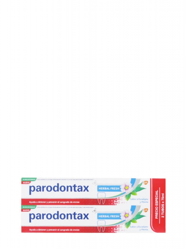 Parodontax duplo herbal fresh pasta dentífrica 2x75 ml