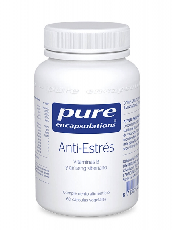 Pure encapsulations anti-estrés 60 cápsulas