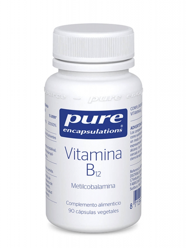 Pure encapsulations vitamina b12 90 cápsulas