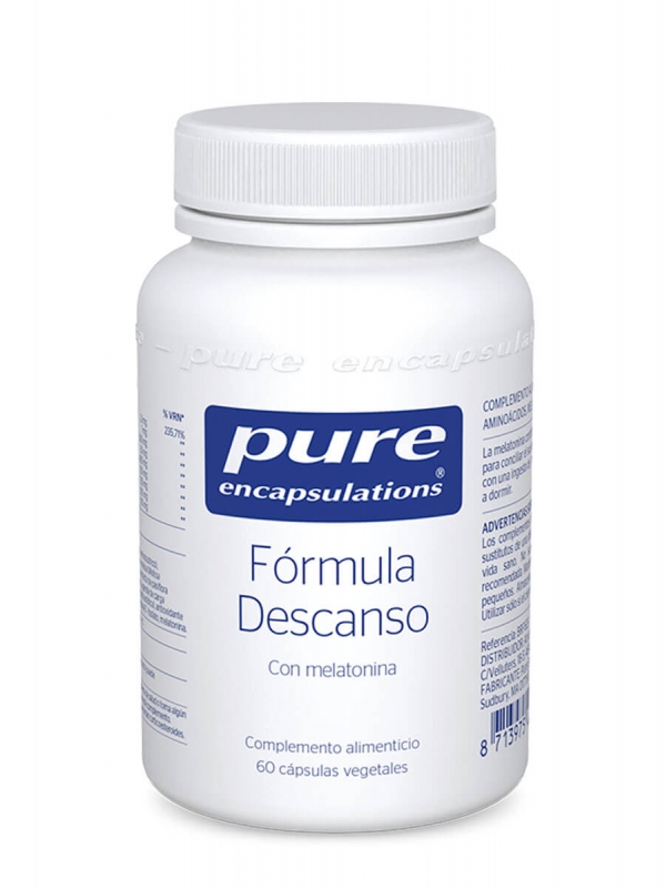 Pure encapsulations fórmula descanso 60 cápsulas