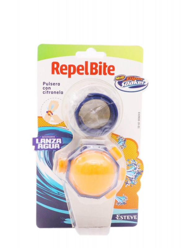 Repel bite pulsera con citronela lanza agua