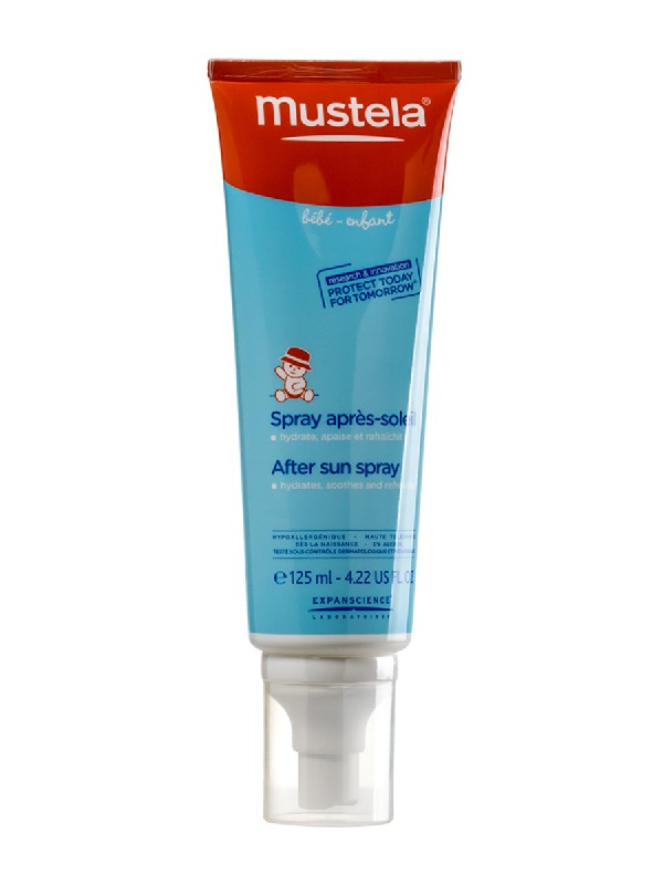 Mustela hidratante para después del sol spray
