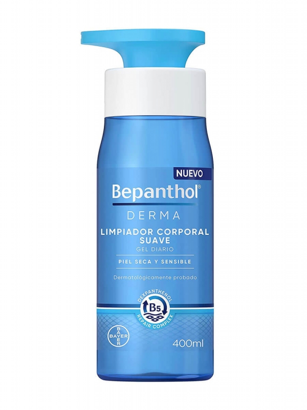 Bepanthol ® derma limpiador corporal gel de ducha suave 400 ml