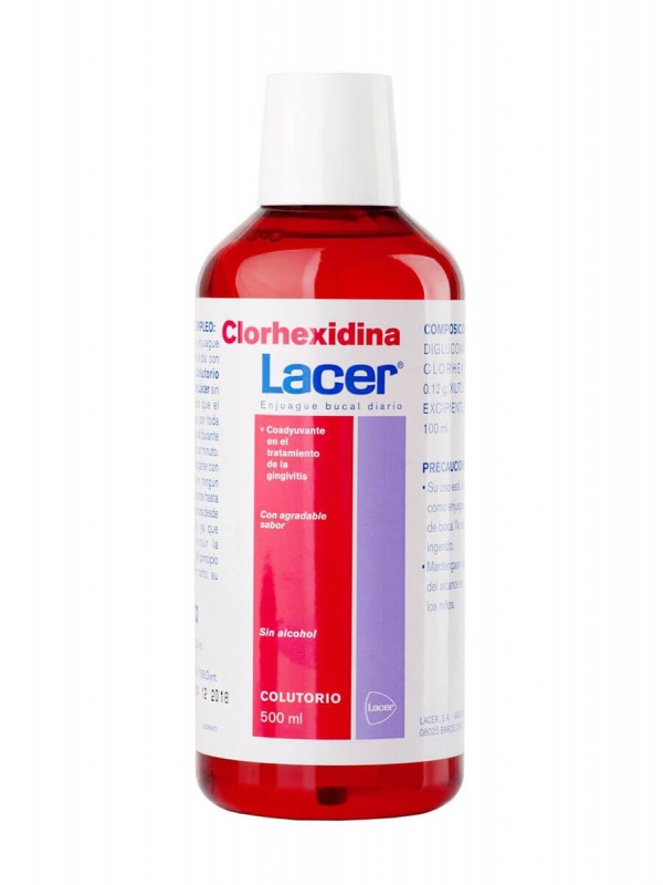 Lacer colutorio clorhexidina 0,2% 500ml