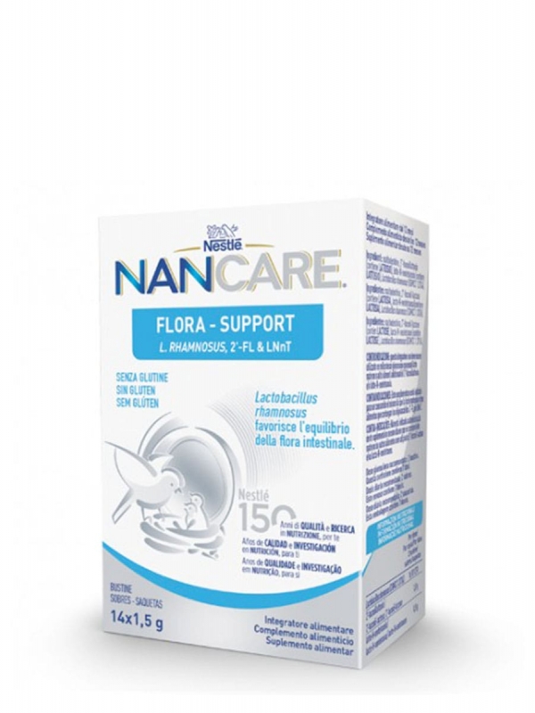 Nestlé nan care flora support 14 sobres x 1,5gr