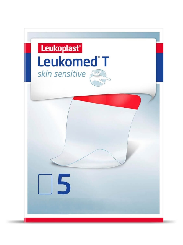 Leukoplast leukomed t plus skin sensitive 8x15cm 5 unidades